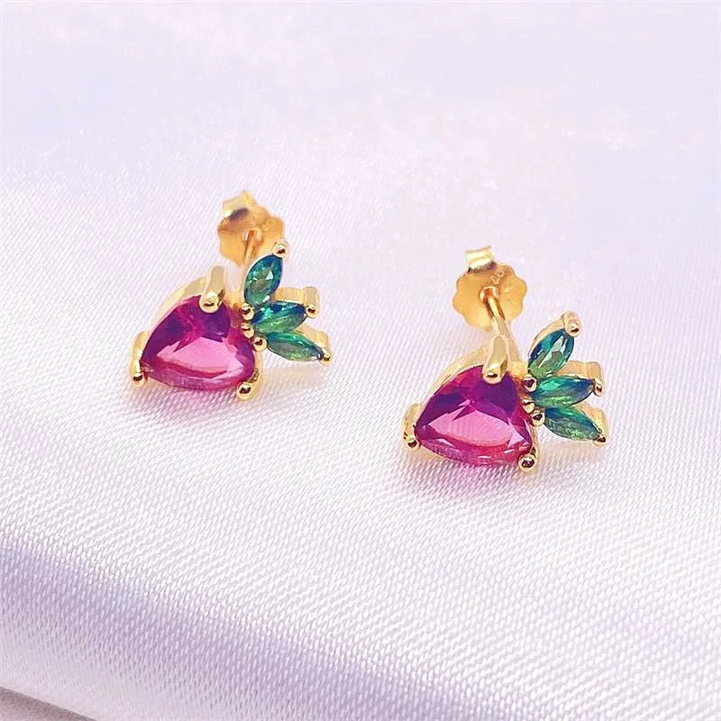 Aretes Fraise