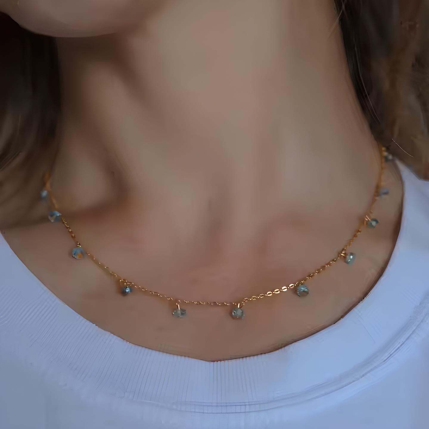 Collar de Circones Light Blue