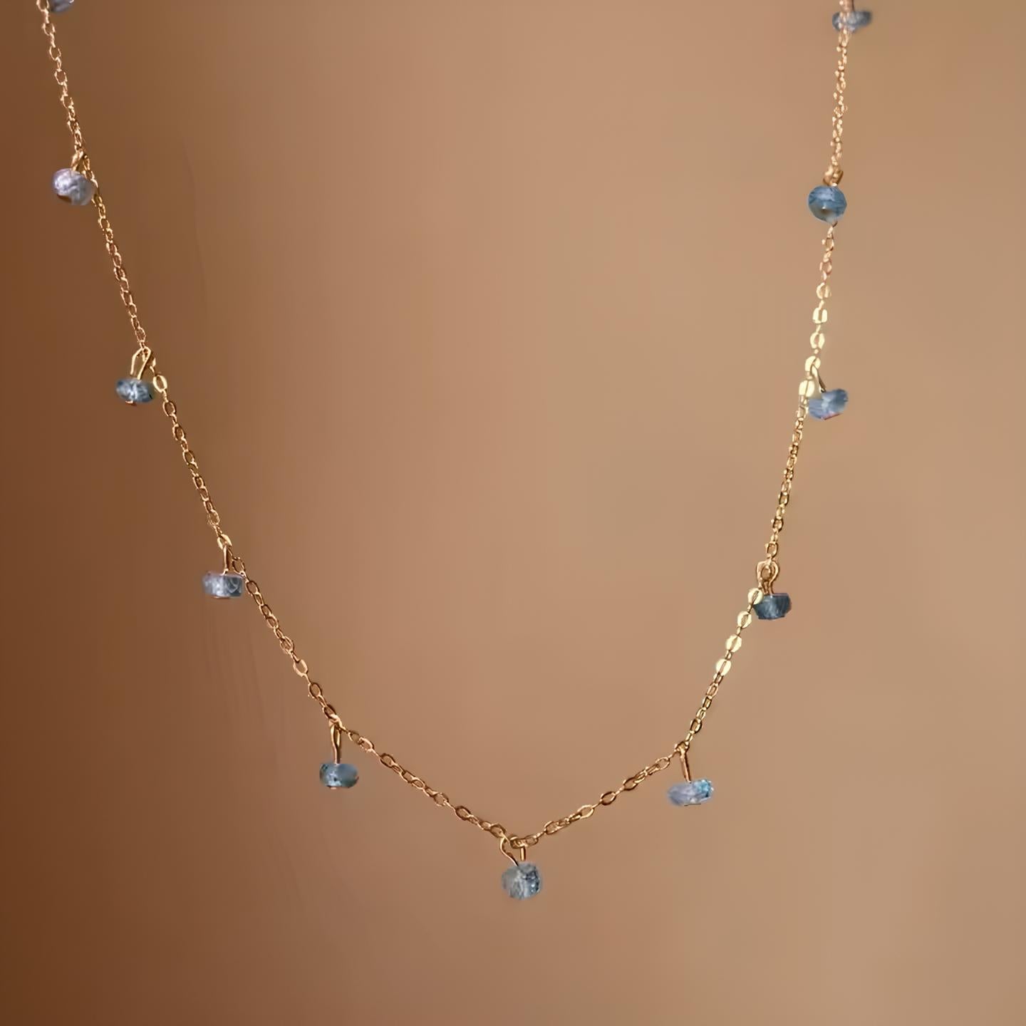 Collar de Circones Light Blue