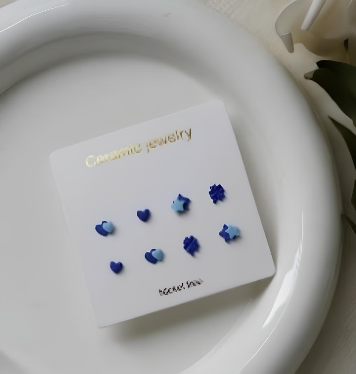 Aretes Azulina