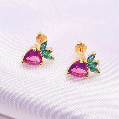 Aretes Fraise