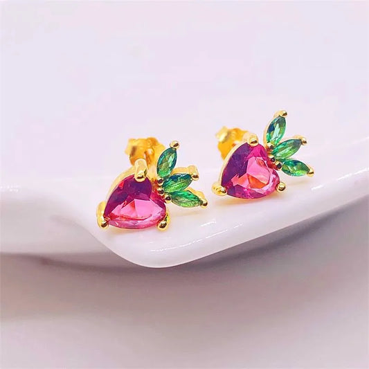 Aretes Fraise