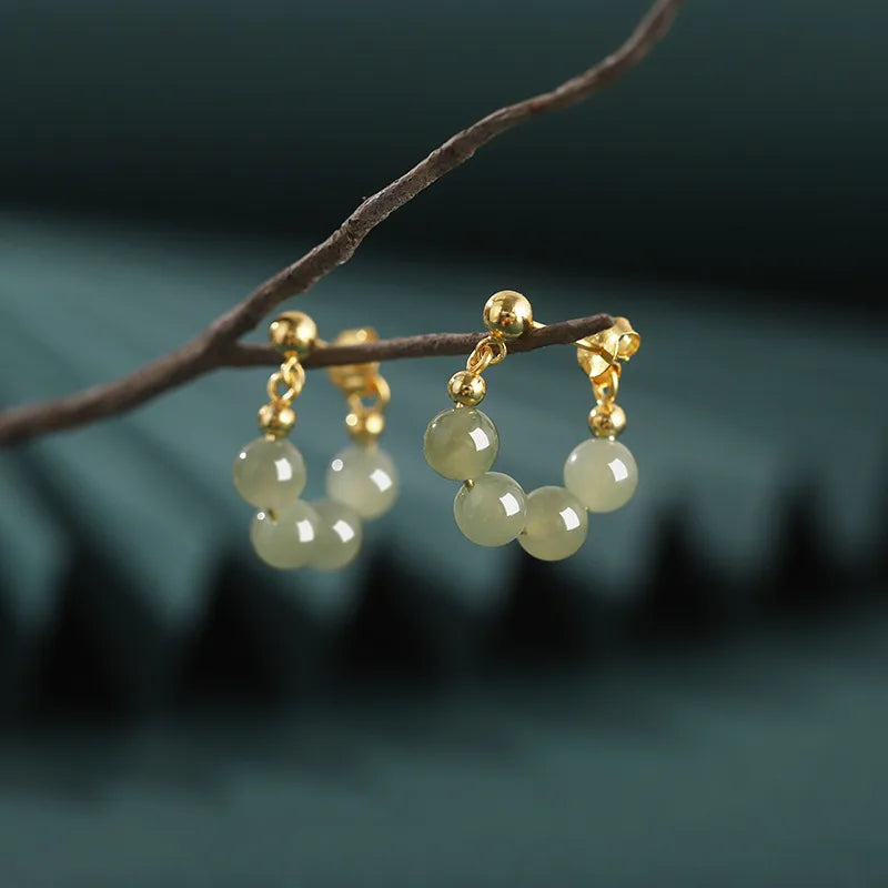 Aretes Jadeite