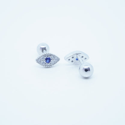 Aretes Ojos del Diablo Plata 925