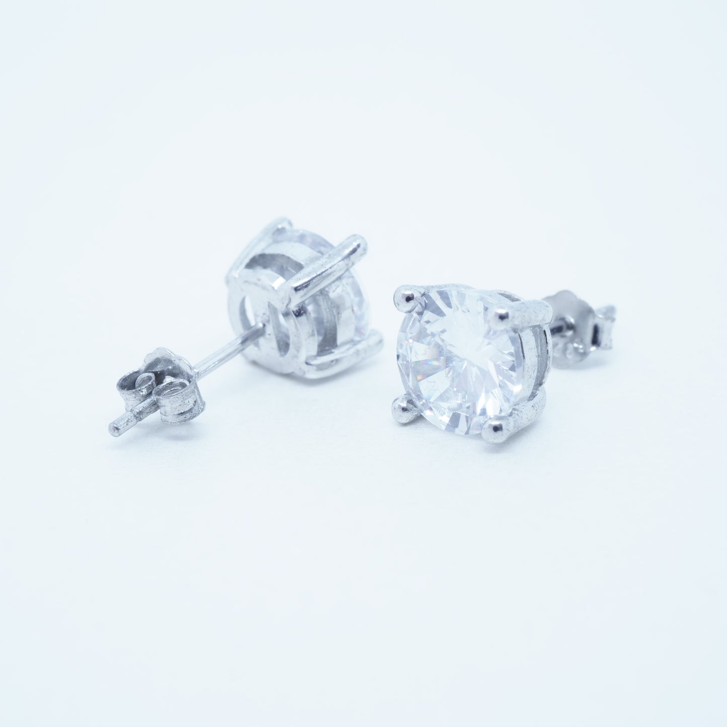 Aretes Circón Plata 925