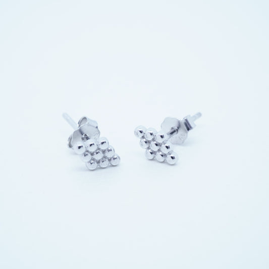 Aretes Casul Plata 925 Geometrico