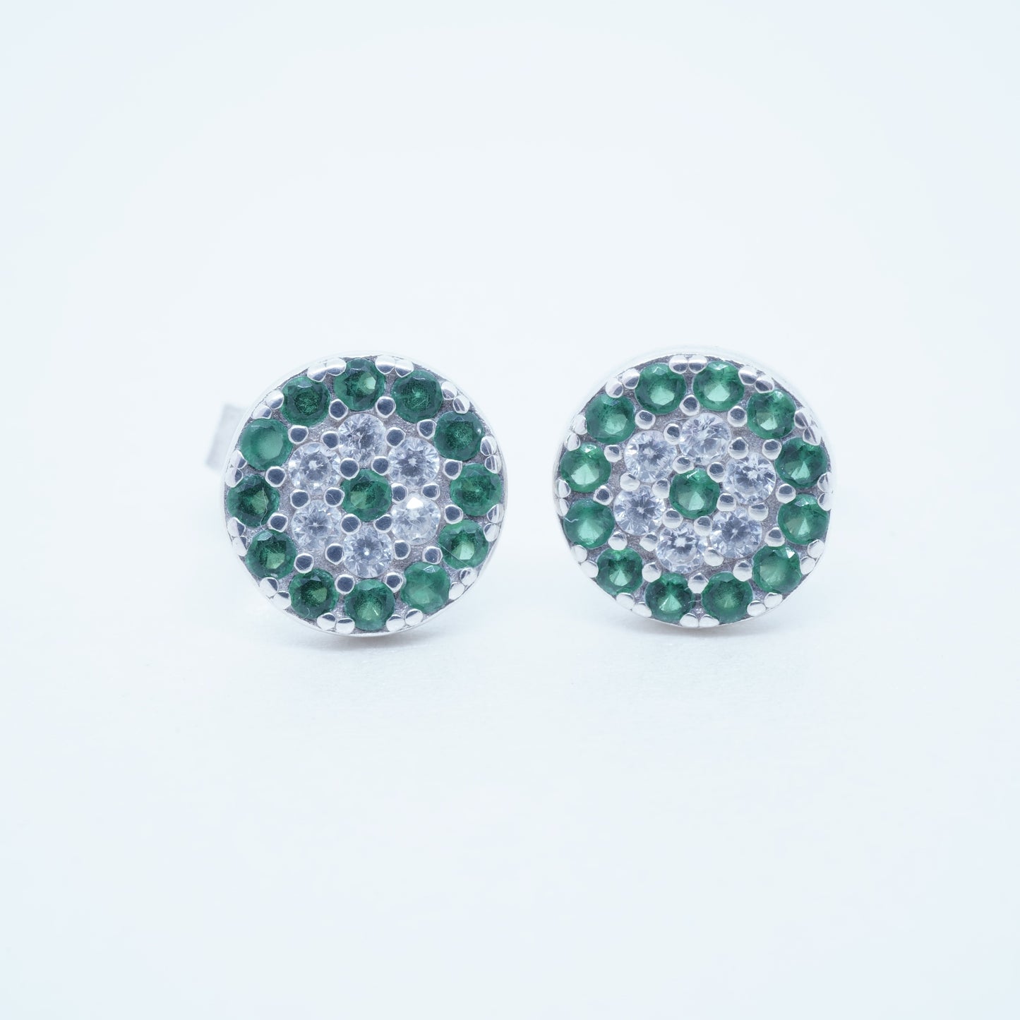 Aretes Plata 925 Flor Purpura