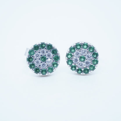 Aretes Plata 925 Flor Purpura