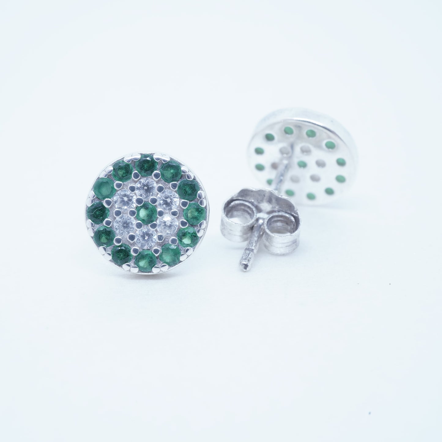 Aretes Plata 925 Flor Purpura