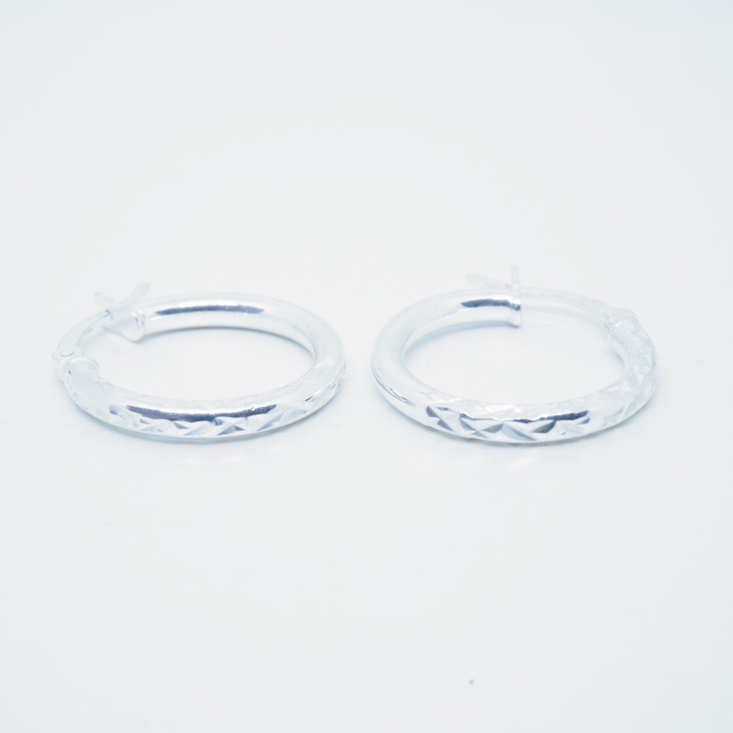 Aretes Argollas Plata 925 Simples