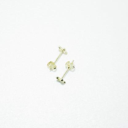 Aretes de Cactus Chapado Oro 18K Plata 925 Circón