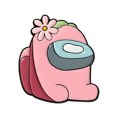 Pin Pink Crewmate