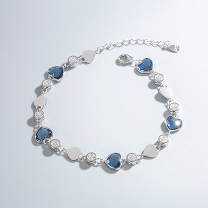 Conjunto de Collar, Aretes y Pulsera Azurea